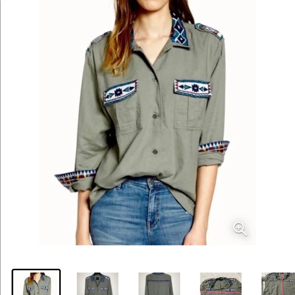 Rails Size Xs Button Down Shirt - image 5